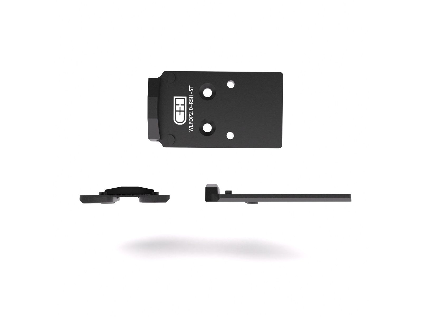 - C&H Precision V4 Optic Plate Walther PDP 2.0 to RMR/Holosun C - Black ...