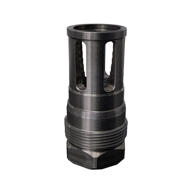 Wolfpack Armory Recessed Night Howler Flash Hider Plan B 5/8×24 – Black Nitride