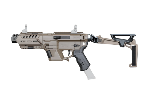 AR15 Discounts Recover Tactical PIX+ Basic PG9 Front Guard, Folding Brace+CR20 - Tan - $359.95 at AR15 Discounts