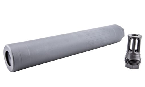 KGM Rogue-Ti R50T Taper-Mount Suppressor - Sniper Gray