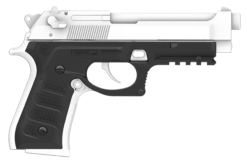Recover Tactical Beretta 92/M9 Grip and Rail System - Black