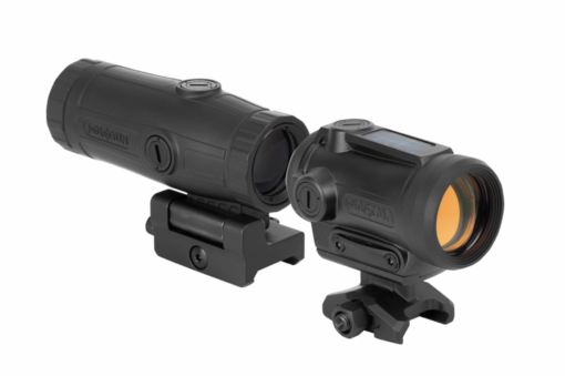 AR15 Discounts Holosun ARO EVO Solar Special Purpose Reticle Red Dot Sight & HM3X 3X Magnifier Combo Kit - $429.99 at AR15 Discounts