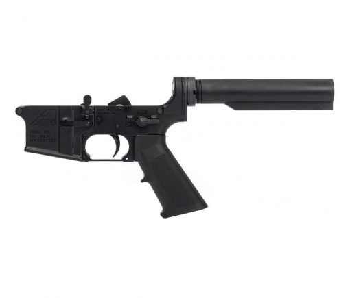 Aero Precision AR-15 Carbine Complete Lower Receiver w/ A2 Grip, No Stock - Black - APAR501374