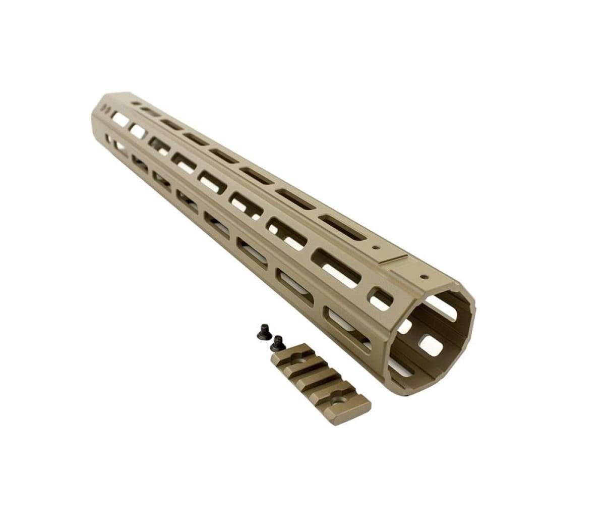Aero Precision AR15 Quantum MLOK Handguard FDE Cerakote