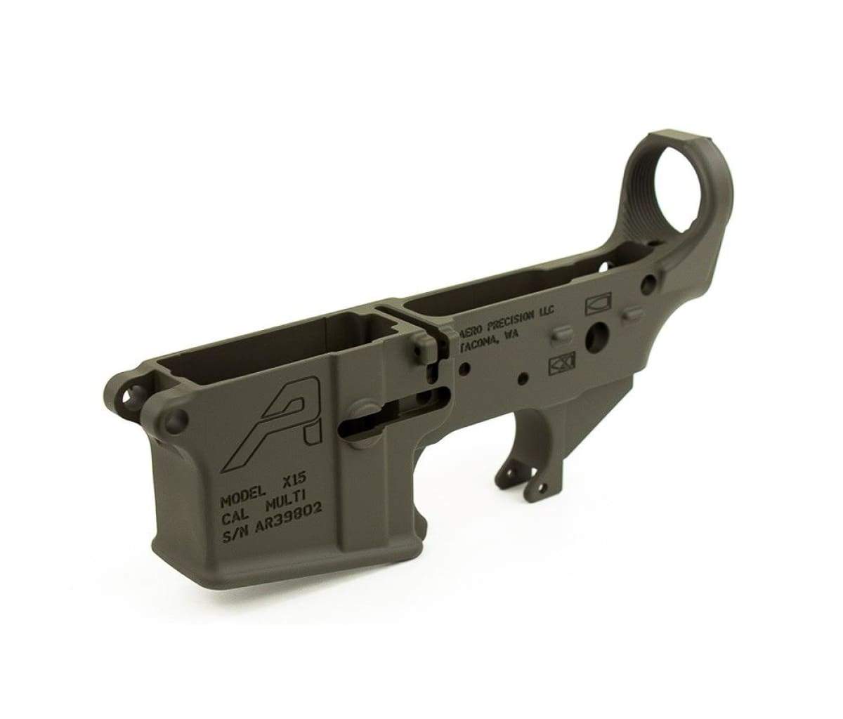 Aero Precision AR15 Stripped Lower Receiver, Gen 2 OD Cerakote
