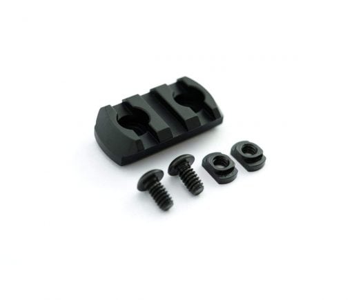 Dirty Bird 3-Slot Aluminum M-LOK Rail Section - Black - 