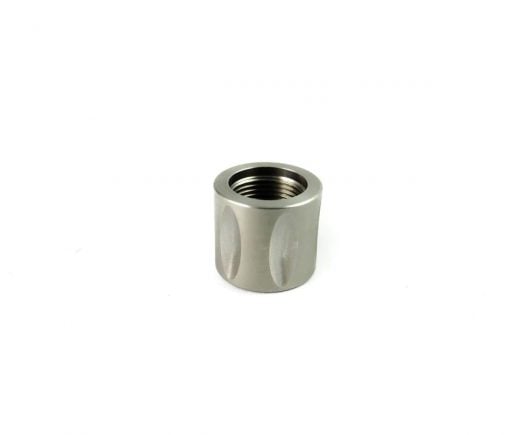 Dirty Bird 5/8x24 x 3/4 OD x 5/8 Long Fluted Thread Protector for 7.62x39, 300 BLK, 6.8 SPC, 6.5 Grendel - Stainless Steel - 