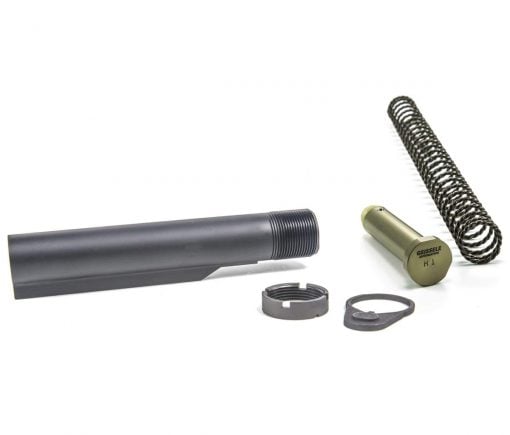 AR15 Discounts Geissele Premium MIL-SPEC Buffer Tube Assembly with Super 42, H1, 7075-T6, AR-15/M4 - Black - $99.95 at AR15 Discounts