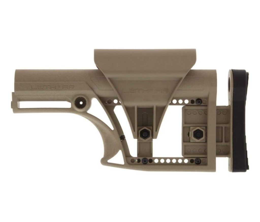 LUTHMBA1F LuthAR, MBA1 Fixed Stock, for AR15 & AR10 Rifle Length