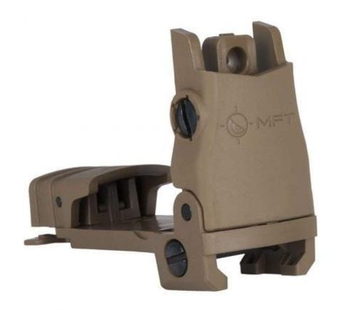 AR15 Discounts MFT Flip Up Rear Sight - SDE - $44.99 at AR15 Discounts