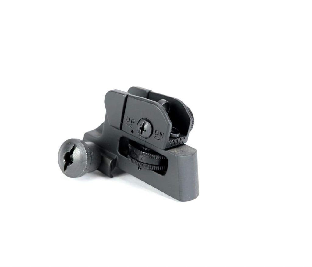 NBS Low Profile Detachable Rear Iron Sight w/ Dual Aperture and ...