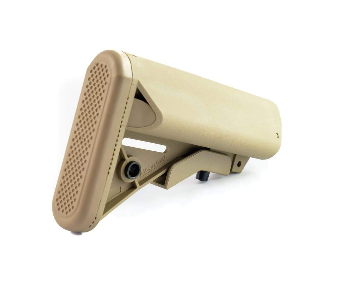 NBS SOPMOD Mil-Spec Adjustable AR-15 Stock w/ Battery Storage - Tan ...