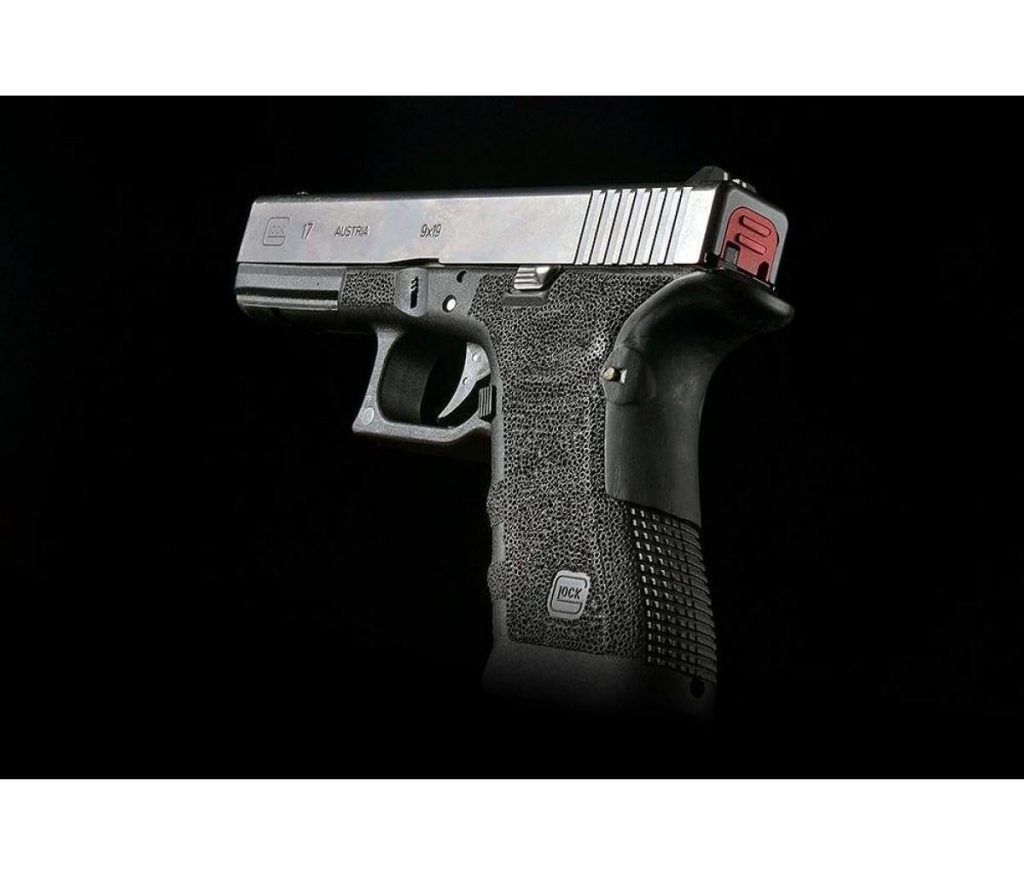 Strike Industries QD Push Button Slide Cover Plate V1 For Glock 43 - Red